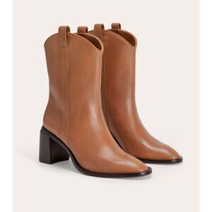 Everlane The Outlaw Boot in Saddle Brown